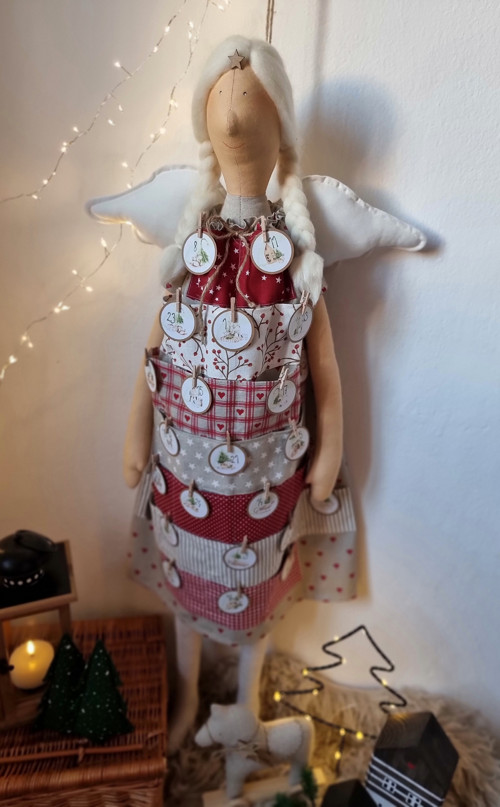 Adventní kalendář - ANDĚL č. 2 - 100cm — foto 3