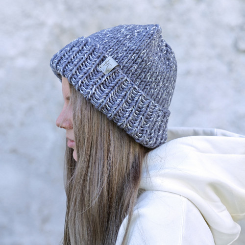 Polar Beanie - Třpytivá šedá — foto 3