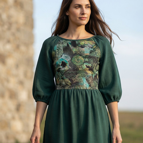 ŠATY úplet+mušelín — foto 6