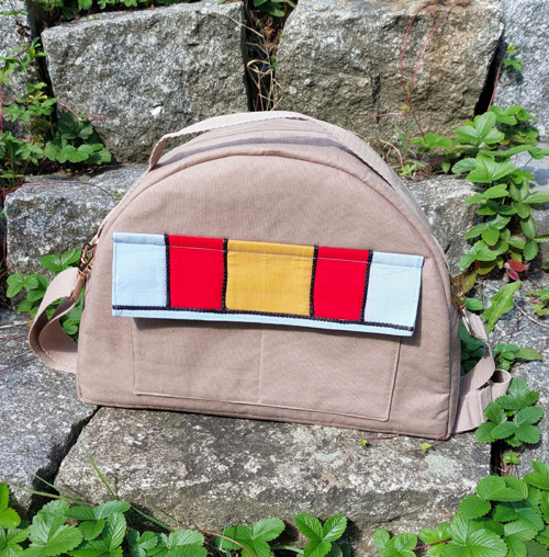 Kabelka Smilla S Patchwork Proužky — foto 4