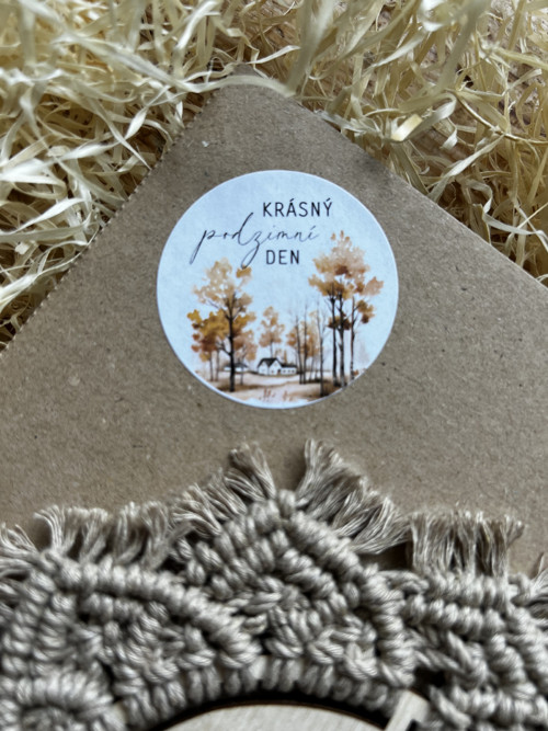 Podzimní podkafíčko – macramé — foto 3