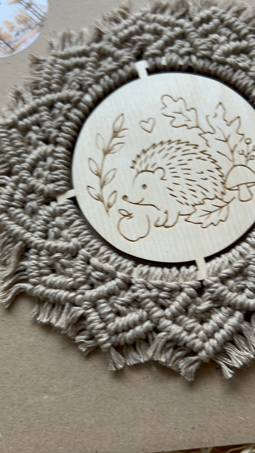 Podzimní podkafíčko – macramé — foto 5