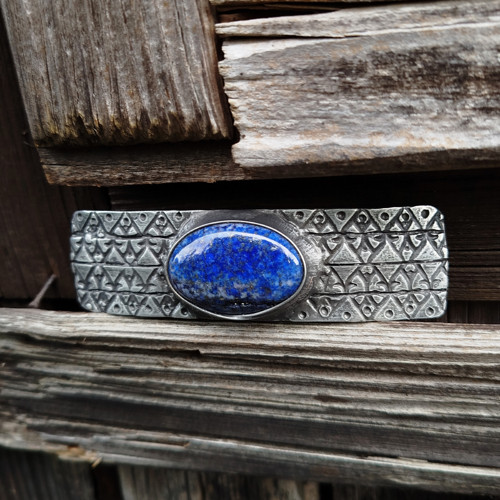 Vlasová spona LAPIS LAZULI — foto 3