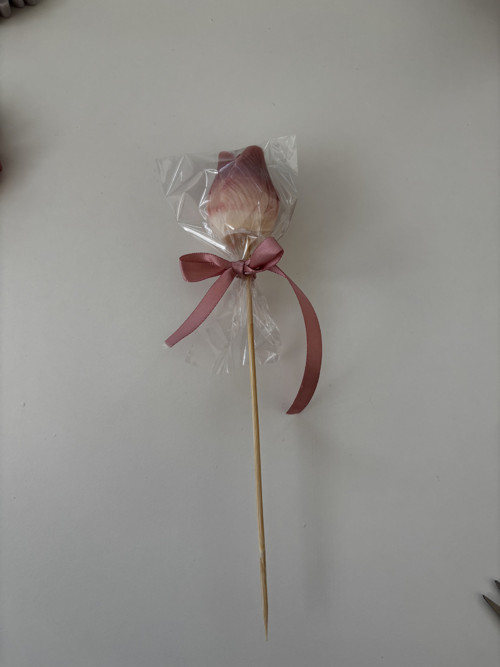 Sójová svíčka - Tulipán na špejli — foto 3