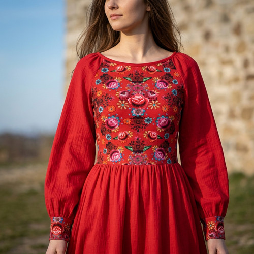 ŠATY úplet+mušelín — foto 2