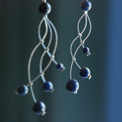 Zaplétanky z lapis lazuli — foto 4