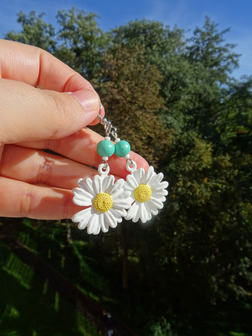 Náušnice Bílá něha — foto 3