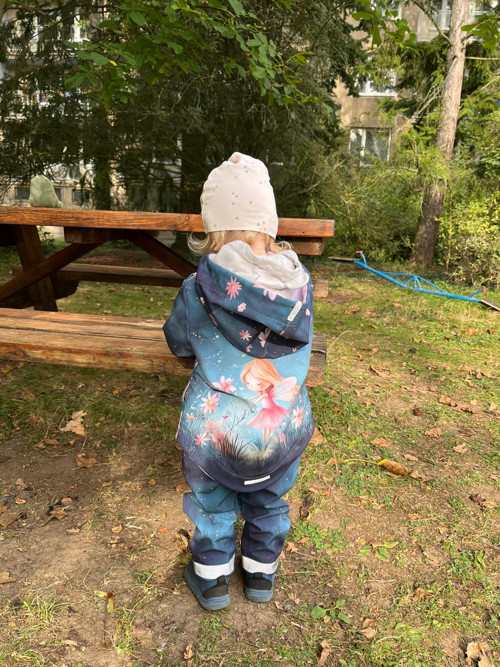 Dětská softshellová bunda Amálka 86/92 — foto 2