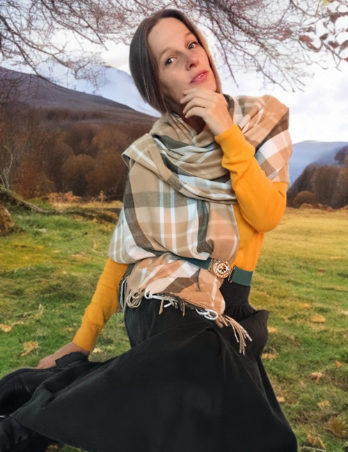 Lesní Zelená Manšestrová Sukně — foto 3