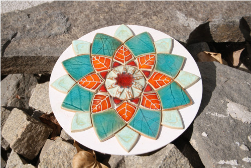 Mandala z keramických komponentů 148 — foto 3
