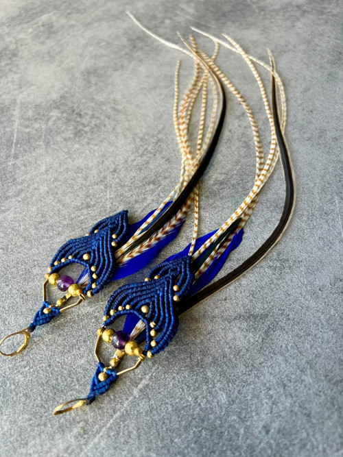 Náušnice Indigo Gold. — foto 3