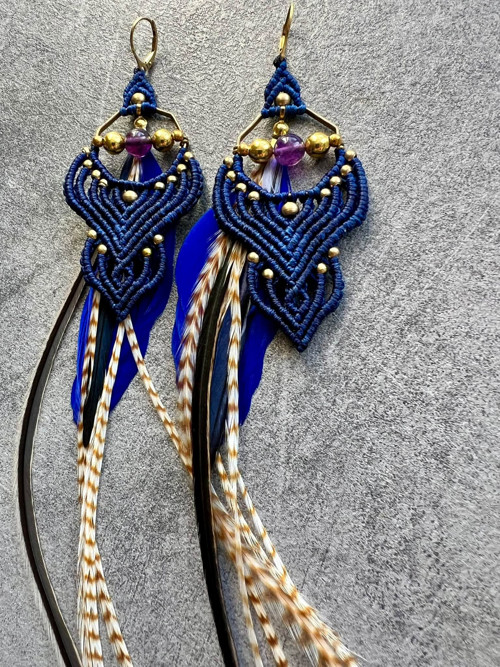 Náušnice Indigo Gold. — foto 2