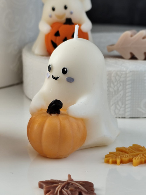 Candle Pumpkin Ghosts NH - Sójový vosk, sada — foto 3