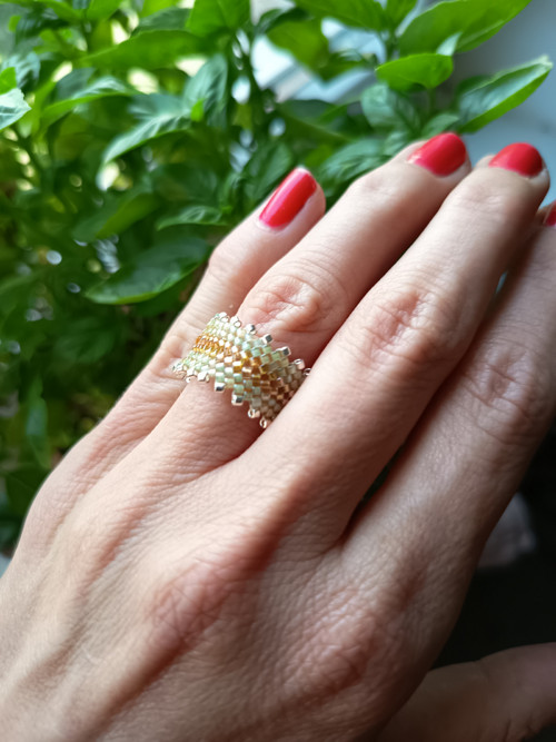 Miyuki prstýnek - Raní rosa — foto 6