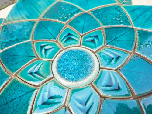 Mandala z keramických komponentů 117 — foto 2