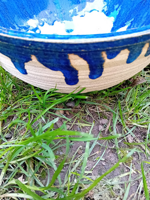 Mísa keramická modra — foto 2