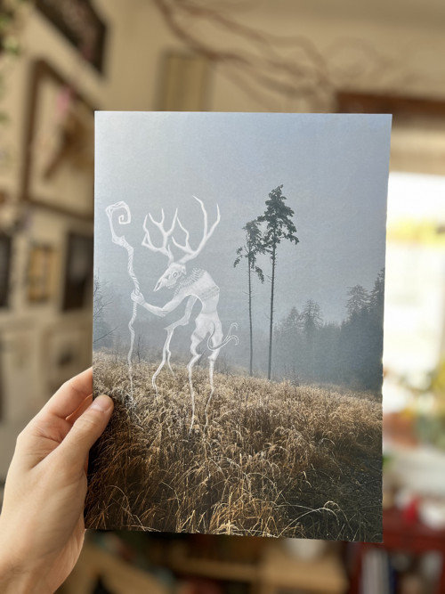 Tisk autorské ilustrace Lešij — foto 2