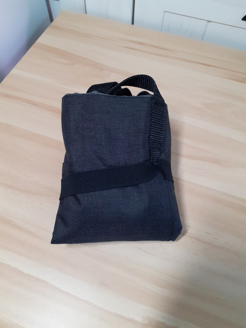 Taška kombi M-XL, černá+šedá — foto 2
