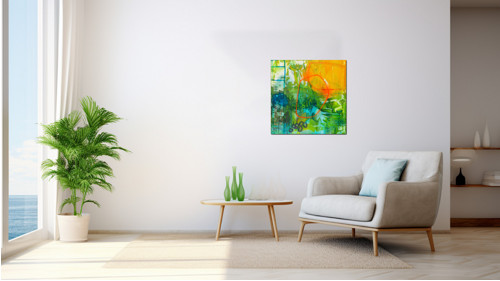 Vireo / originální obraz - 50x50cm — foto 6