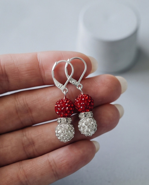Náušnice třpytivé Shamballky — foto 2