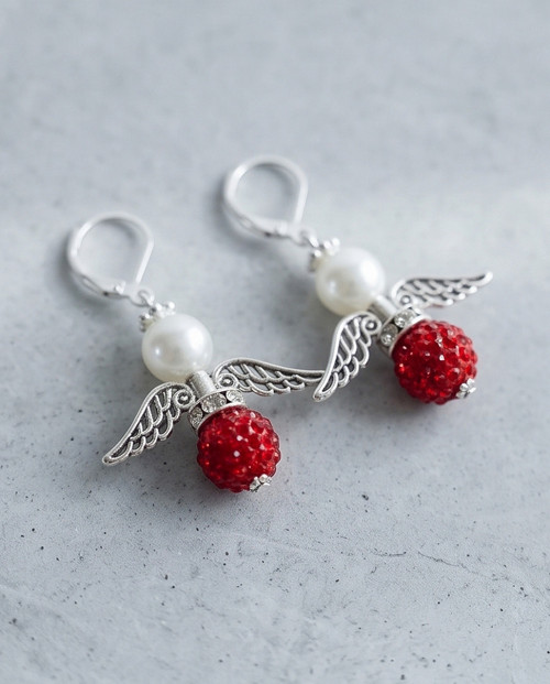 Náušnice andělské Shamballky — foto 5