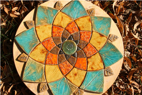Mandala z keramických komponentů 154 — foto 2