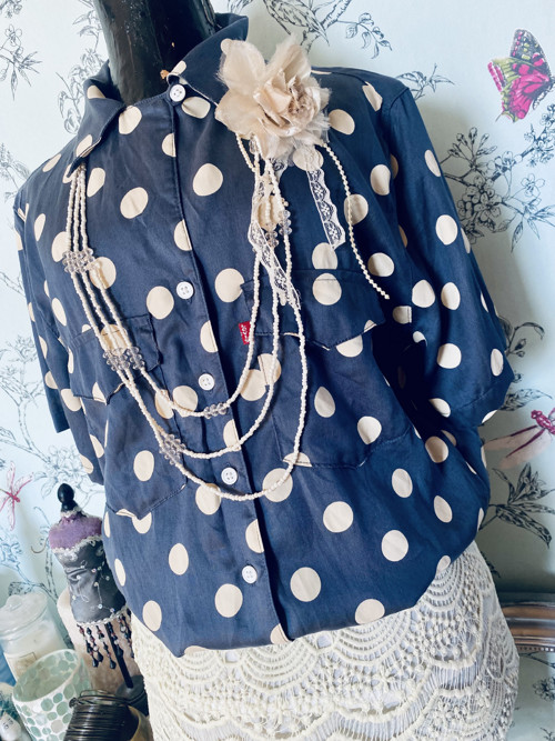Halenka vintage dots — foto 4