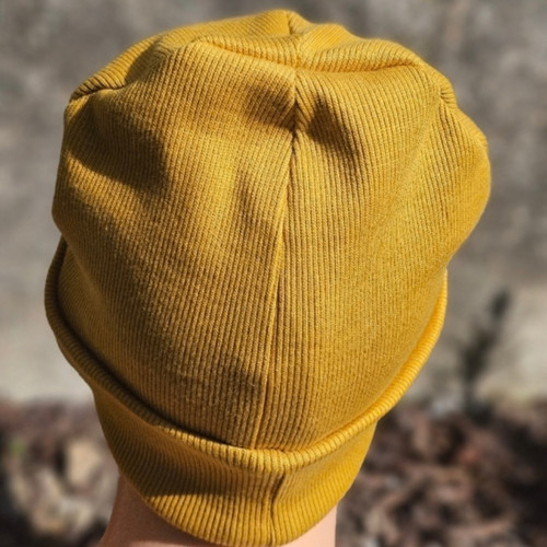 44–54 cm | Beanie – hořčicová — foto 4