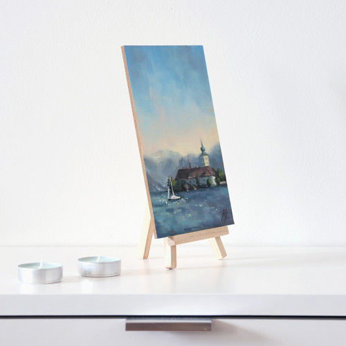 Studie krajiny č. 13 | 13×18cm | obraz, olejomalba — foto 4