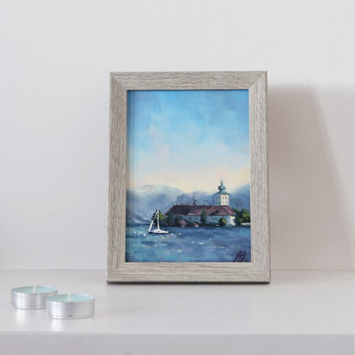 Studie krajiny č. 13 | 13×18cm | obraz, olejomalba — foto 3