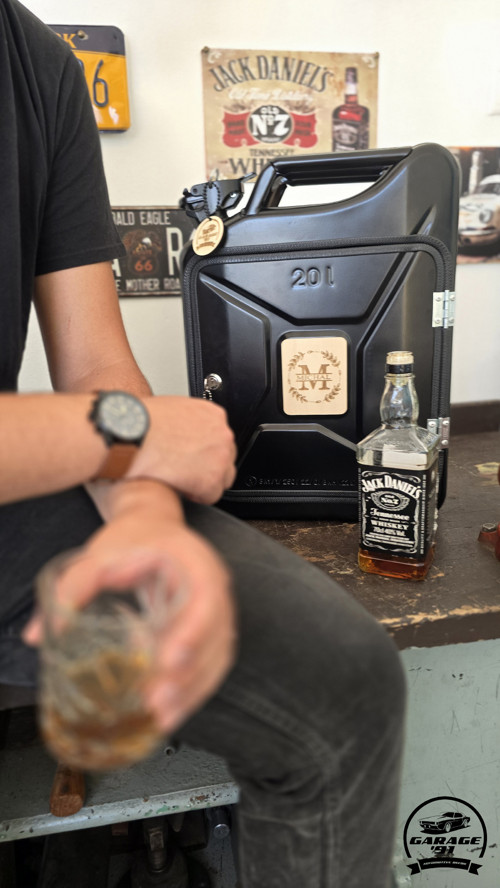 Kanystr Bar - " Black " - Čisté dřevo — foto 4