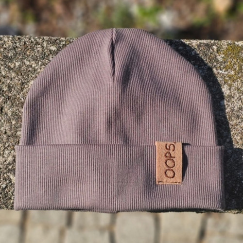 44–46, 52–62 cm | Beanie – šedohnědá — foto 2