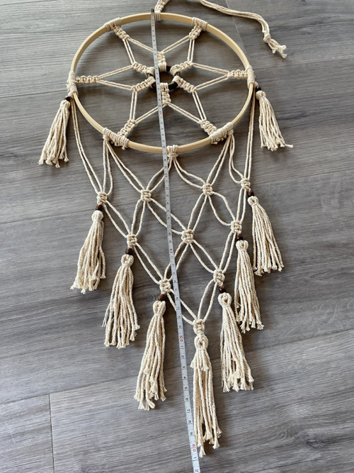 Přírodní lapač snů - macramé — foto 3