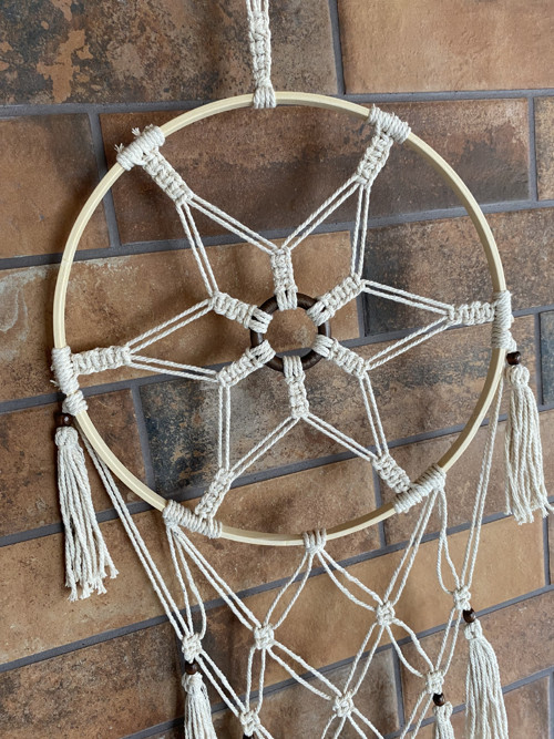 Přírodní lapač snů - macramé — foto 2
