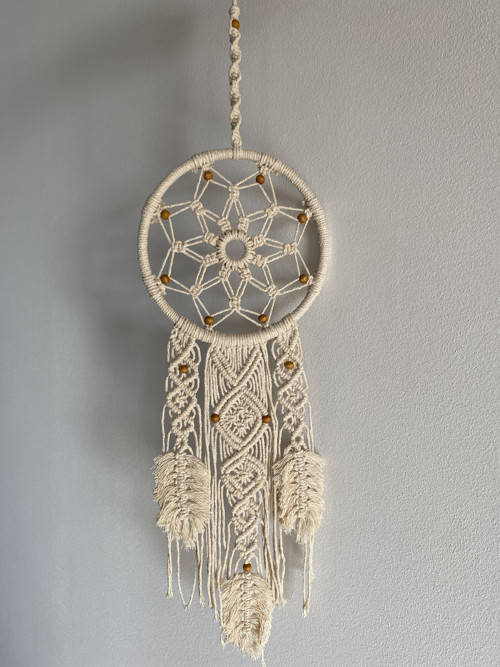 Přírodní lapač snů - macramé — foto 2