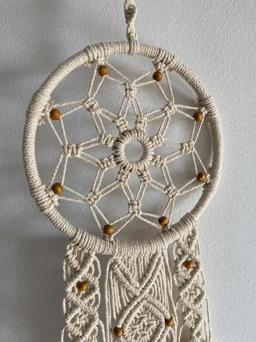 Přírodní lapač snů - macramé — foto 3
