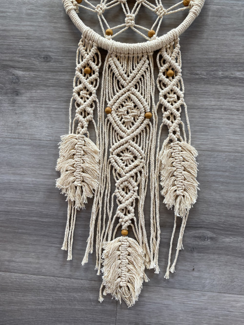 Přírodní lapač snů - macramé — foto 4