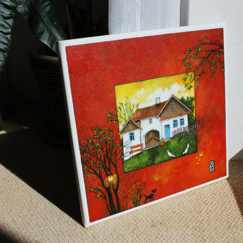 Už začíná se šeřit ... 40x40cm — foto 4