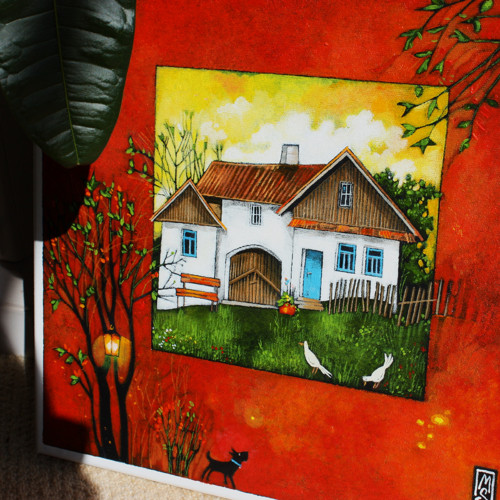 Už začíná se šeřit ... 40x40cm — foto 2