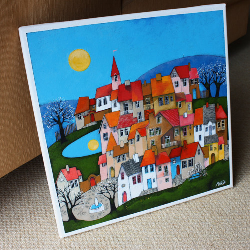 Bez mráčku ... 40x40cm — foto 3