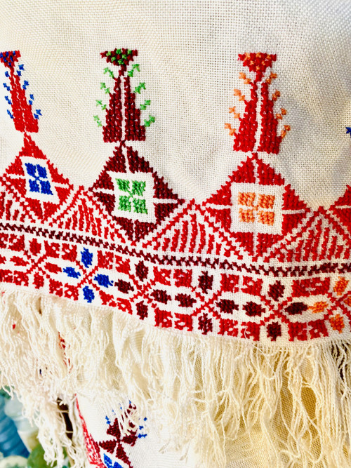 Šál vintage vyšívaný — foto 5