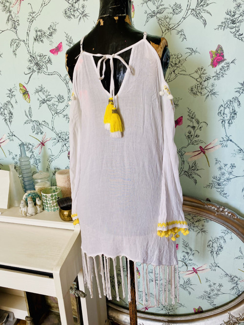 Tunika boho výšivka&třásně — foto 6