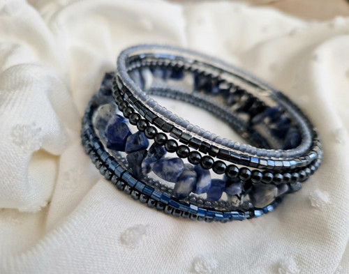 .... v modrošedé s lapis lazuli — foto 2