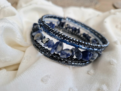 .... v modrošedé s lapis lazuli — foto 3