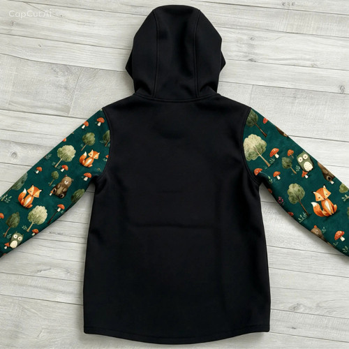 Softshell bunda dětská Malovaná zvířátka — foto 3