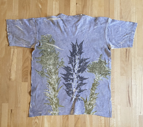Bavlněné tričko ecoprint — foto 4
