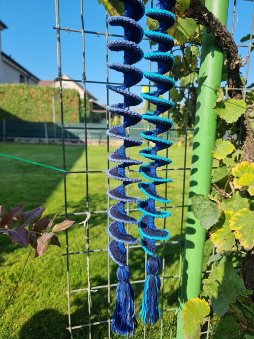 Větrná spirála v modrých barvách I. — foto 5