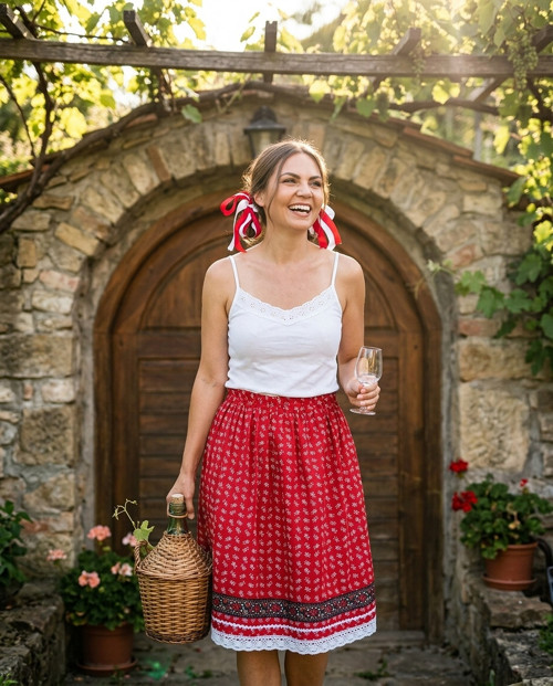 Folklorní sukně S-M — foto 2