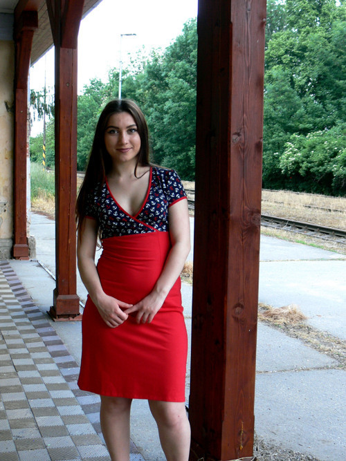 Šaty námořnické vel.38 — foto 3