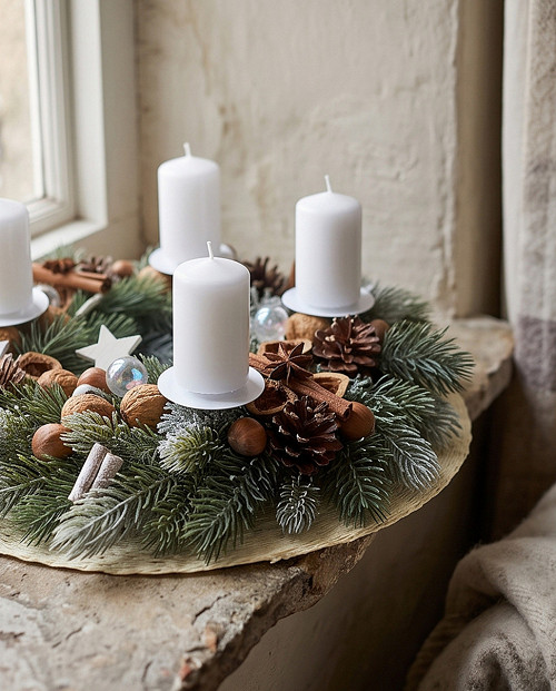Adventní věnec ojíněný — foto 4